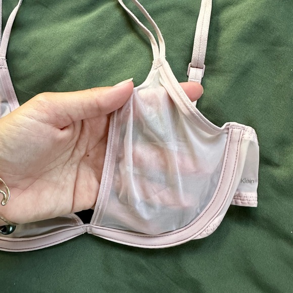 Sheer Calvin Klein bralette - Picture 2 of 3
